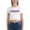 Lady Driven - Women’s Crop Tee (White)