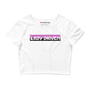 Lady Driven - Women’s Crop Tee (White)